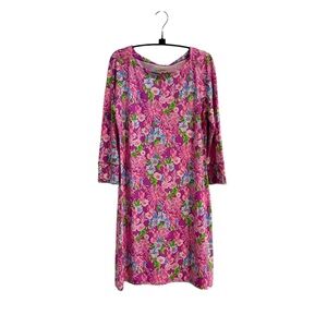 Lilly Pulitzer UPF 53+ Sophie Dress (Amethyst - Mom’s the Word) (Size: Medium)